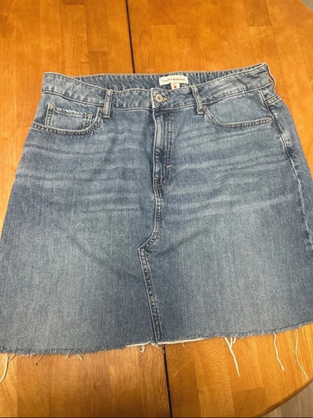 Lucky Brand Y2K Blue Denim Mini Skirt